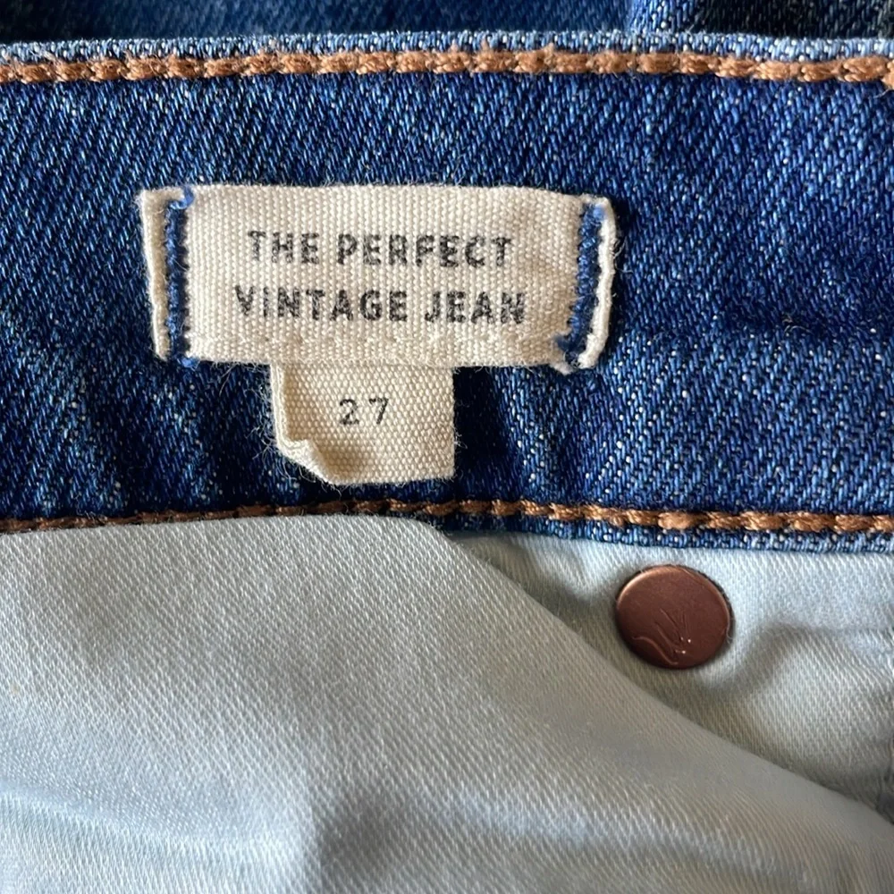 Madewell The Perfect Vintage Jean: Comfort Stretch Edition Glenmoor Wash size 27 - Picture 7 of 7